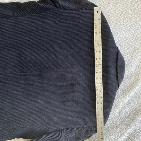 Pronto Uomo Men’s Corduroy Blazer Jacket Black  40 Short Preppy Academia Casual - Picture 10 of 16